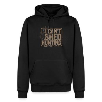 Antler Antler Hunting It's Shed Hunting Season - Men’s Premium Organic Hoodie - black - Front - Nico (187cm)