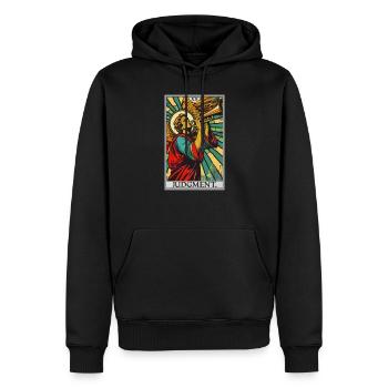 Tarot Cards Tarot Card 20 Judgment Court - Men’s Premium Organic Hoodie - black - Front - Nico (187cm)