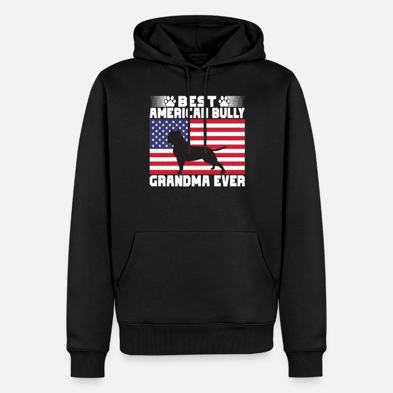 Cadeaux American Bully - Sweat à capuche Premium bio Homme - noir