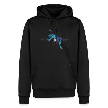 Leichtathletik Leichtathletikspiele - Männer Premium Bio Hoodie - Schwarz - Vorne - Nico (187cm)