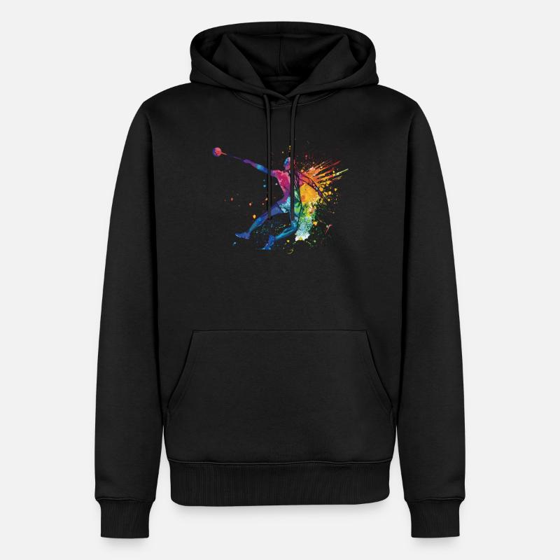 Athlétisme Jeux d’athlétisme - Sweat à capuche Premium bio Homme - noir