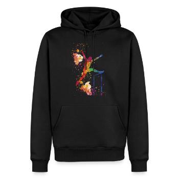 Leichtathletik Leichtathletikspiele - Männer Premium Bio Hoodie - Schwarz - Vorne - Nico (187cm)