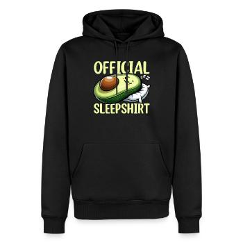 Offizielles Schlafshirt Lustige Avocado Pyjama - Männer Premium Bio Hoodie - Schwarz - Vorne - Nico (187cm)