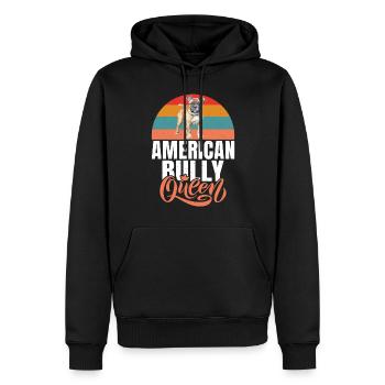 American Bully Gifts - Männer Premium Bio Hoodie - Schwarz - Vorne - Nico (187cm)