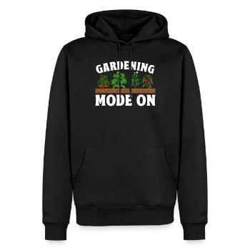 Gardening Mode On - Gardener Gardening Landscaper - Männer Premium Bio Hoodie - Schwarz - Vorne - Nico (187cm)