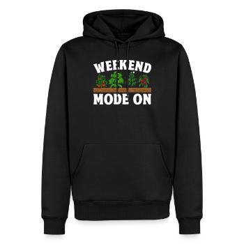 Gardener Gardening Landscaper - Gardening Mode On - Männer Premium Bio Hoodie - Schwarz - Vorne - Nico (187cm)