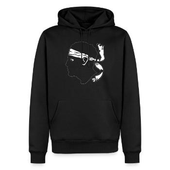 Corse Corsica France Korsika Frankreich - Männer Premium Bio Hoodie - Schwarz - Vorne - Nico (187cm)