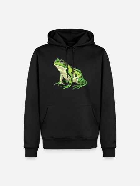Frogs Catch Frog Hunter Frog Catcher - Men’s Premium Organic Hoodie - black