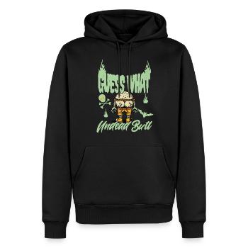 Halloween Kostüm Deko Unheimliche Verkleidung - Männer Premium Bio Hoodie - Schwarz - Vorne - Nico (187cm)