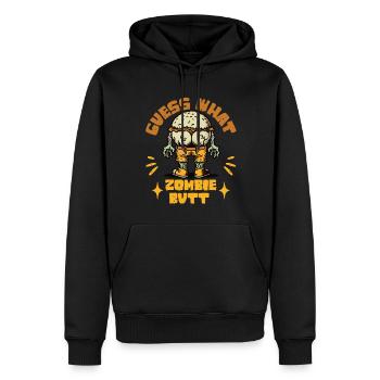 Halloween Costume Décoration Drôle Dire Zombie - Sweat à capuche Premium bio Homme - noir - Devant - Nico (187cm)