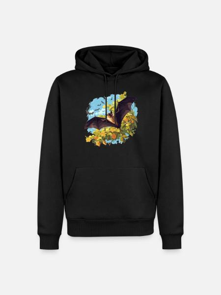 Bat Bats Bat - Men’s Premium Organic Hoodie - black