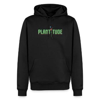 Plantes Collectionneur de plantes Plante Plantitude - Sweat à capuche Premium bio Homme - noir - Devant - Nico (187cm)
