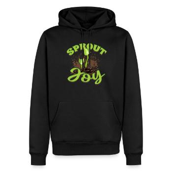 Pflanzen Pflanzensammler Pflanze Support Joy - Männer Premium Bio Hoodie - Schwarz - Vorne - Nico (187cm)