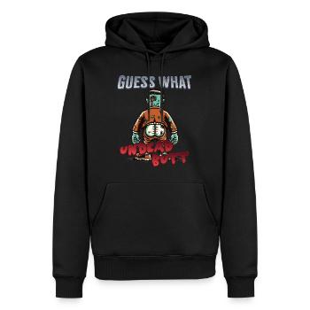 Déguisement Étrange Drôle Dire Mort-vivant - Sweat à capuche Premium bio Homme - noir - Devant - Nico (187cm)