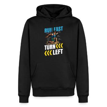 Leichtathletik Leichtathletikspiele - Männer Premium Bio Hoodie - Schwarz - Vorne - Nico (187cm)
