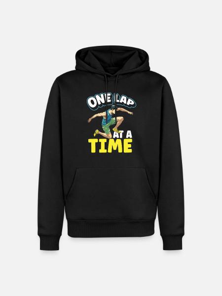 Leichtathletik Leichtathletikspiele - Männer Premium Bio Hoodie - Schwarz