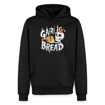 Halloween, Squelette, Effrayant, Effrayant, Horreur, Fête - Sweat à capuche Premium bio Homme - noir - Devant - Nico (187cm)