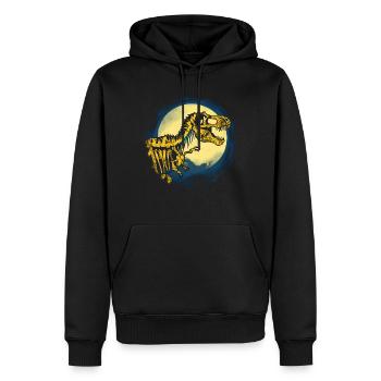 Halloween Kostüm Kürbis Scary Spooky Horror Party - Männer Premium Bio Hoodie - Schwarz - Vorne - Nico (187cm)