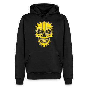 Halloween Kostüm Kürbis Scary Spooky Horror Party - Männer Premium Bio Hoodie - Schwarz - Vorne - Nico (187cm)
