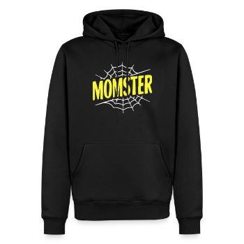 Halloween Kostüm Kürbis Scary Spooky Horror Party - Männer Premium Bio Hoodie - Schwarz - Vorne - Nico (187cm)