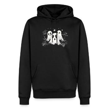 Ghost Bait Paranormal Ghost Hunter - Men’s Premium Organic Hoodie - black - Front - Nico (187cm)