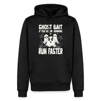Ghost Bait Paranormal Ghost Hunter - Men’s Premium Organic Hoodie - black - Front - Nico (187cm)