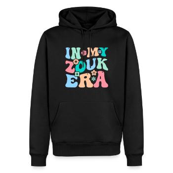 Funny Zouk Dancer Saying - Men’s Premium Organic Hoodie - black - Front - Nico (187cm)