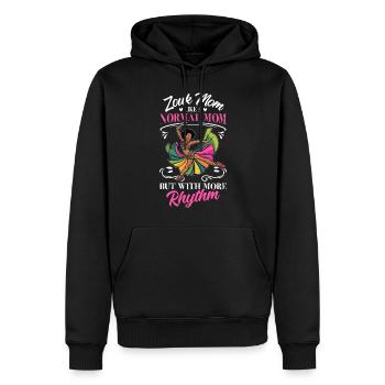 Funny Zouk Dancer Saying - Men’s Premium Organic Hoodie - black - Front - Nico (187cm)