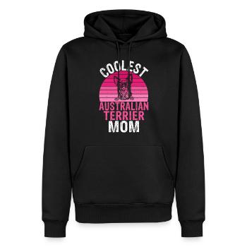 Cadeaux pour terrier australien - Sweat à capuche Premium bio Homme - noir - Devant - Nico (187cm)