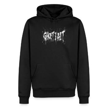 Appât fantôme Paranormal Chasseur de fantômes - Sweat à capuche Premium bio Homme - noir - Devant - Nico (187cm)