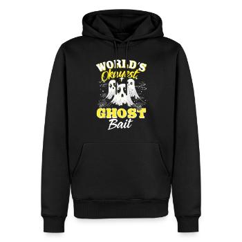 Ghost Bait Paranormal Ghost Hunter - Männer Premium Bio Hoodie - Schwarz - Vorne - Nico (187cm)