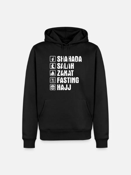 Muslim Gift for Muslims Islamic Religion Islam - Men’s Premium Organic Hoodie - black
