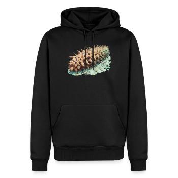 Sea Cucumber Seegurken Seegurke - Männer Premium Bio Hoodie - Schwarz - Vorne - Nico (187cm)