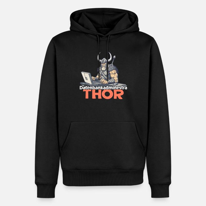 Datenbankadministrathor Codierung Datenanalyst - Männer Premium Bio Hoodie - Schwarz