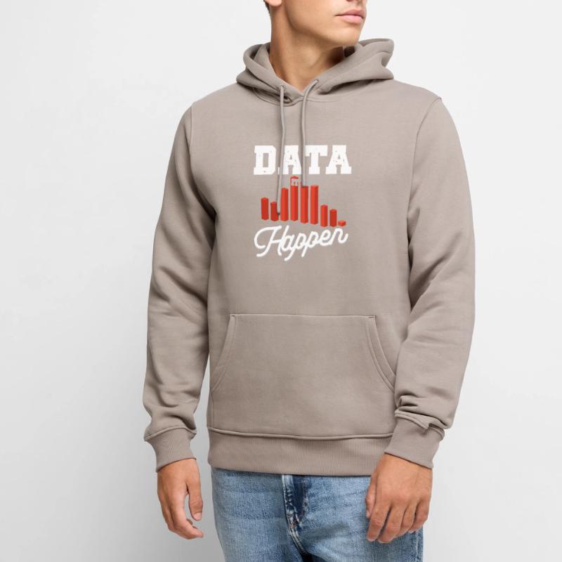 Daten Oder Es Passierte Nicht Big Data Männer Premium Bio Hoodie