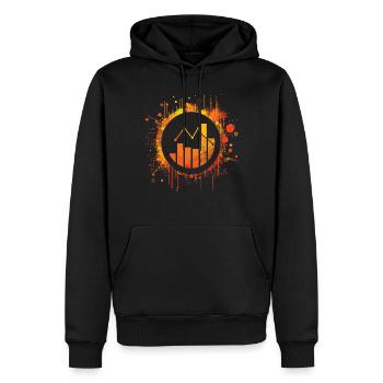 Behavioral Analyst Data Coding - Men’s Premium Organic Hoodie - black - Front - Nico (187cm)