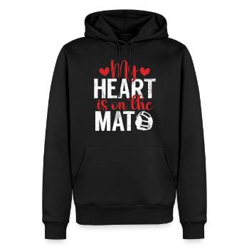 Kawaii Chibi Anime Girl Anime Merch Japanisch - Männer Premium Bio Hoodie - Schwarz - Vorne - Nico (187cm)