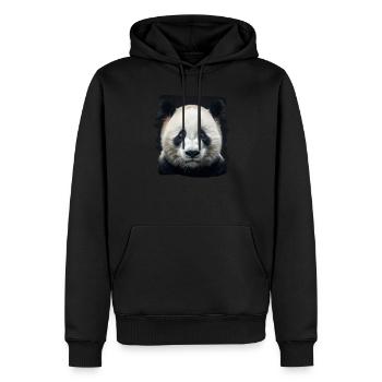 Giant Panda Große Pandas Großer Panda - Männer Premium Bio Hoodie - Schwarz - Vorne - Nico (187cm)