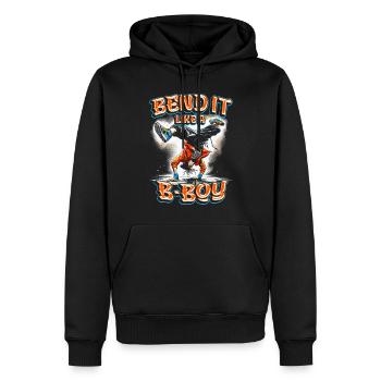 Breakdance Pliez-le comme un b-boy - Sweat à capuche Premium bio Homme - noir - Devant - Nico (187cm)