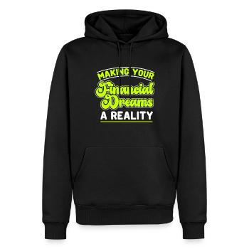 Buchhaltungssekretär Der Buchhalter Rechnungswesen - Männer Premium Bio Hoodie - Schwarz - Vorne - Nico (187cm)
