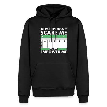 Buchhaltungssekretär Der Buchhalter Rechnungswesen - Männer Premium Bio Hoodie - Schwarz - Vorne - Nico (187cm)