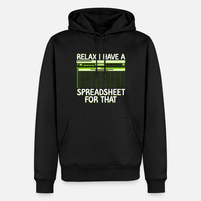 Secrétaire Comptable des Comptables Comptabilité - Sweat à capuche Premium bio Homme - noir