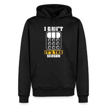 Buchhaltungssekretär Der Buchhalter Rechnungswesen - Männer Premium Bio Hoodie - Schwarz - Vorne - Nico (187cm)