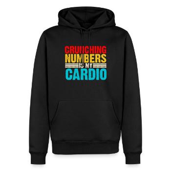 Buchhaltungssekretär Der Buchhalter Rechnungswesen - Männer Premium Bio Hoodie - Schwarz - Vorne - Nico (187cm)