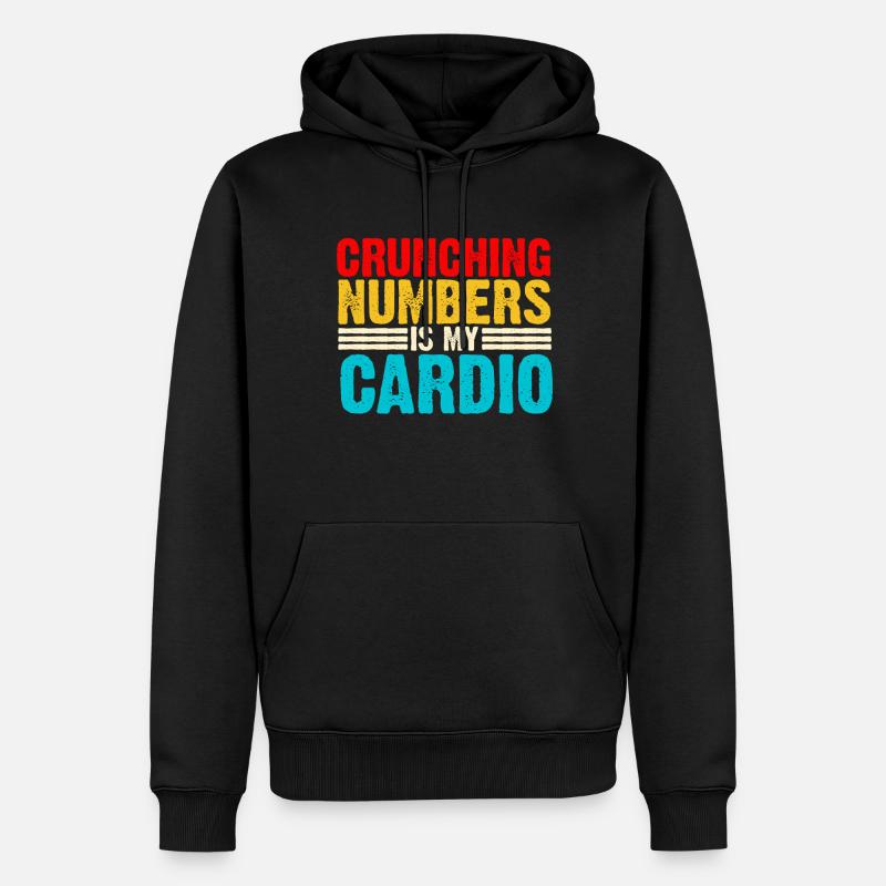 Secrétaire Comptable des Comptables Comptabilité - Sweat à capuche Premium bio Homme - noir