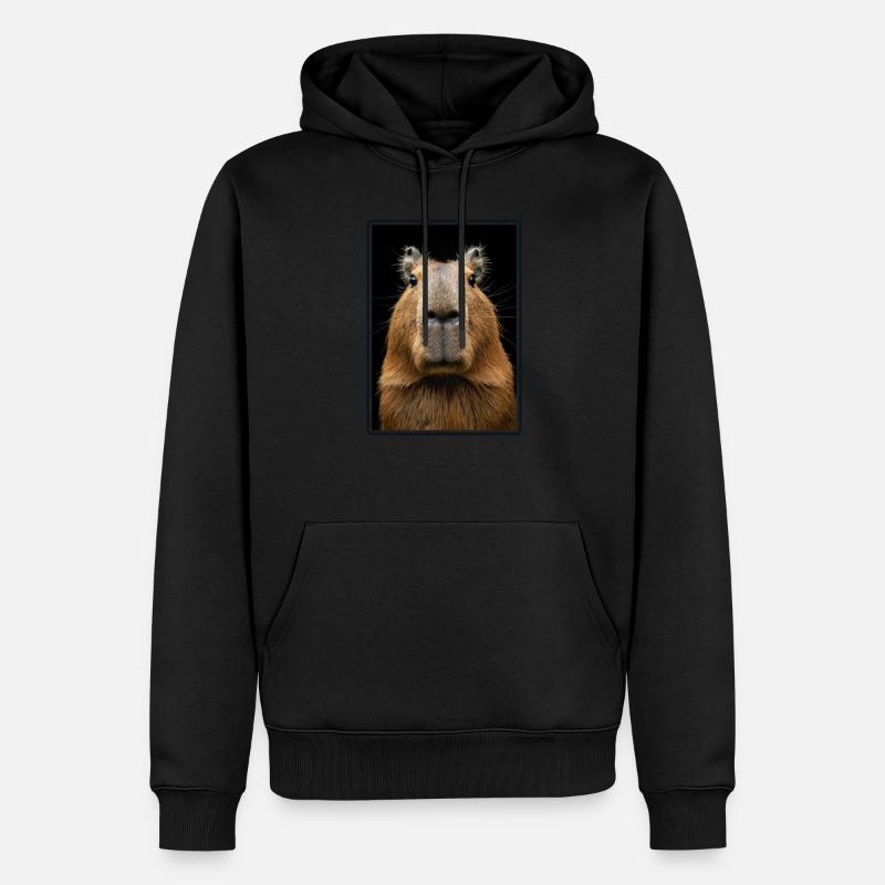 Capybaras Capybara - Sweat à capuche Premium bio Homme - noir