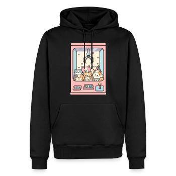 Cute Claw Machine - Men’s Premium Organic Hoodie - black - Front - Nico (187cm)