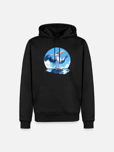 Albatrosse Albatross - Men’s Premium Organic Hoodie - black