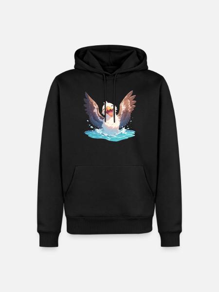 Albatrosse Albatross - Men’s Premium Organic Hoodie - black