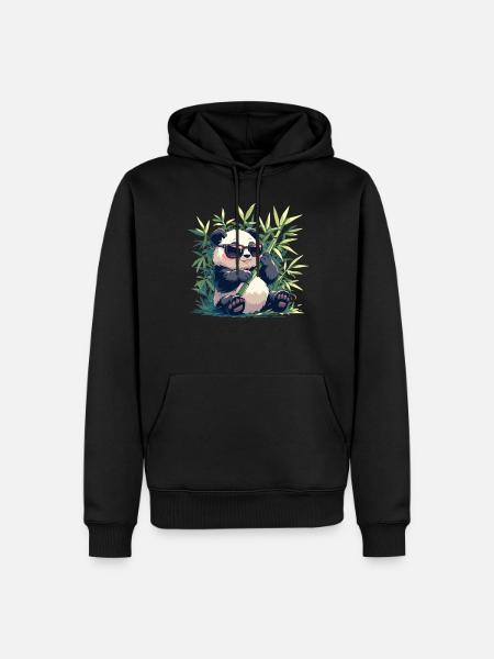 Pandas Panda - Men’s Premium Organic Hoodie - black